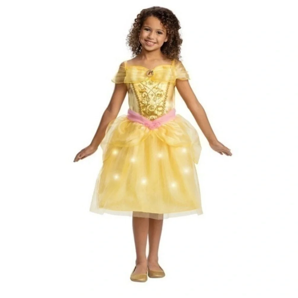NWT. DISNEY Princess Belle Deluxe Child Costume